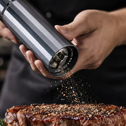 HOTQILIN Internal Adjustment Pepper Grinder – Deep Gray