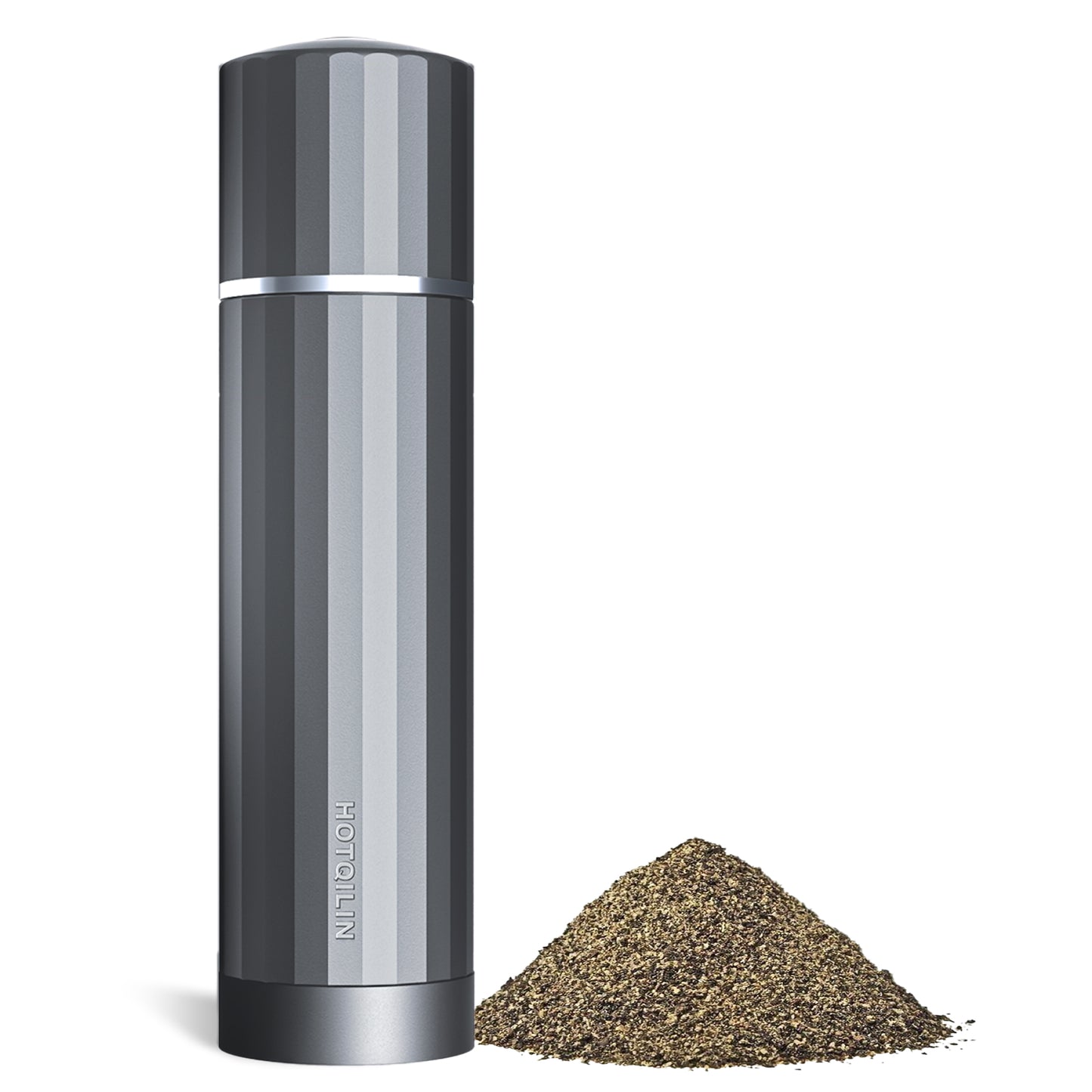 Hotqilin 24-Facet Internal Pepper Grinder – Deep Gray
